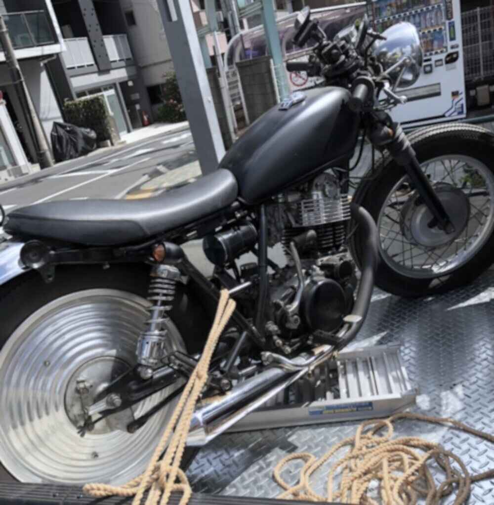 バイク廃車110番｜バイク 原付 お引取り実績 東京都墨田区でヤマハ SR400の回収