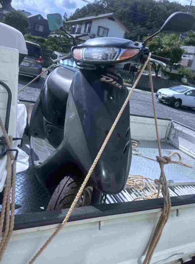 バイク廃車110番｜バイク 原付 お引取り実績 東京都八王子市でホンダ ライブディオの回収