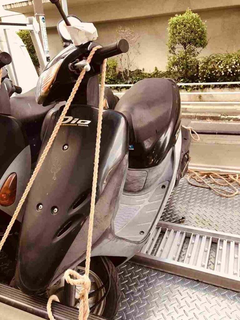バイク廃車110番｜バイク 原付 お引取り実績 神奈川県横浜市泉区でライブディオの回収