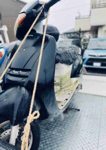 バイク廃車110番｜バイク 原付 お引取り実績 東京都調布市でリード50の回収