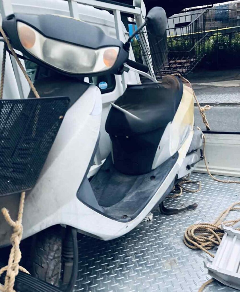 バイク廃車110番｜バイク 原付 お引き取り実績 廃車手続き代行 東京都品川区でディオの無料回収