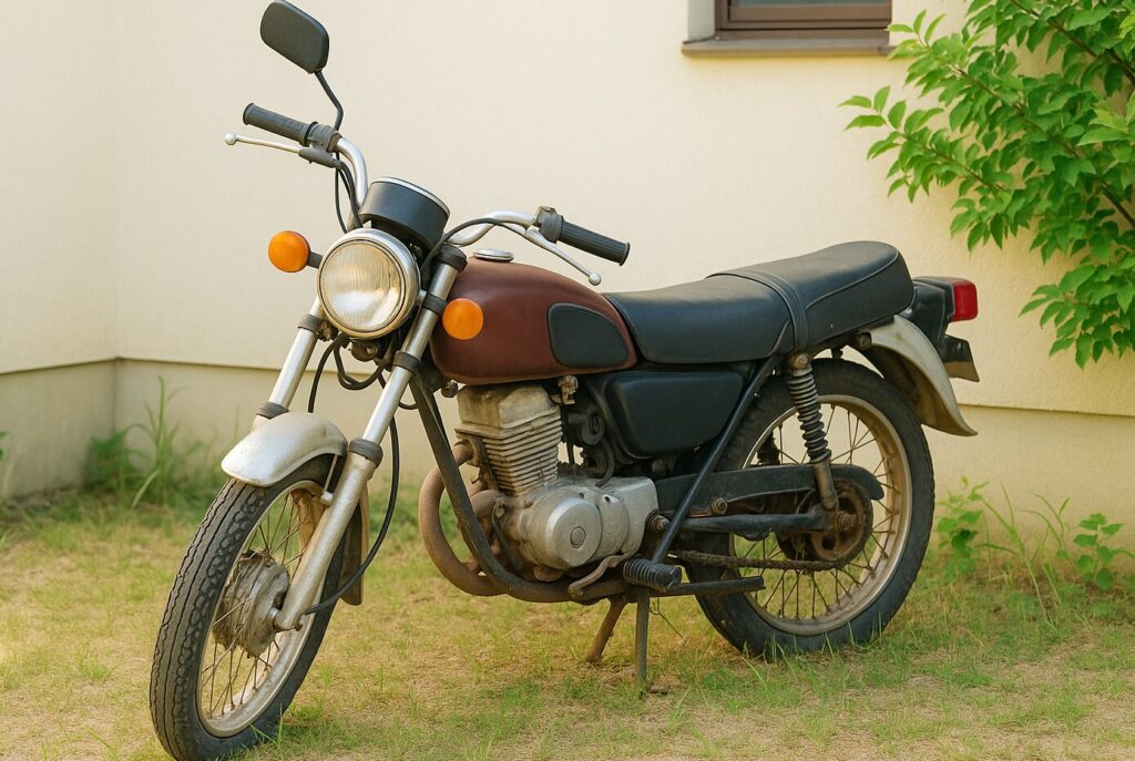 バイク廃車110番｜無料回収をした放置されたバイク