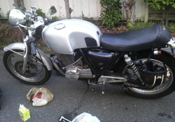 バイク廃車110番｜東京都足立区で無料処分をした動かない不動車のホンダGB250クラブマン