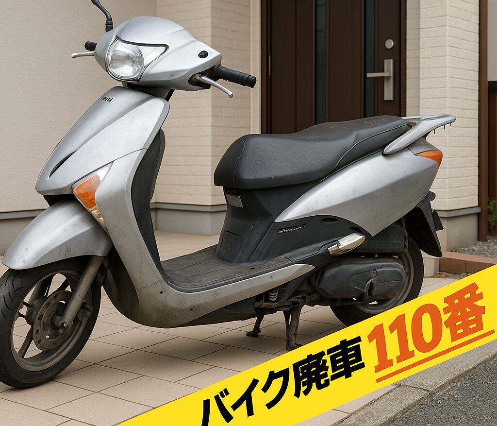 バイク廃車110番|春日部市で無料回収処分をしたリード110