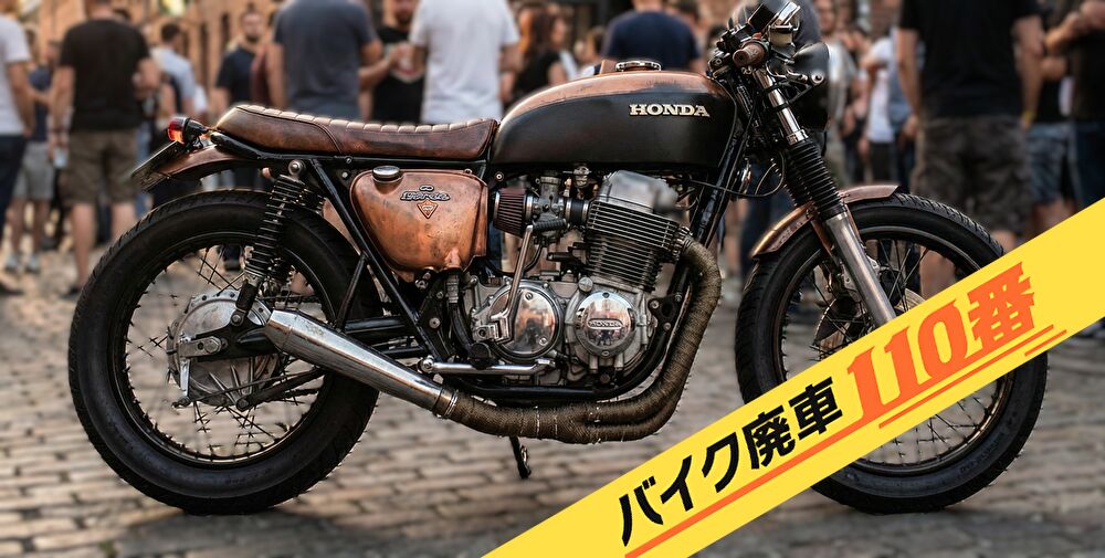 バイク廃車110番|無料引き取りをした中古単車バイク