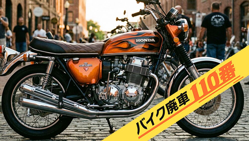 バイク廃車110番|無料引き取りをした中古バイク