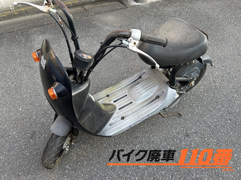 バイク廃車110番|バイク・原付のお引取り実績。当社で無料回収処分と廃車手続き代行 をした、東京都杉並区の黒色のチョイノリ