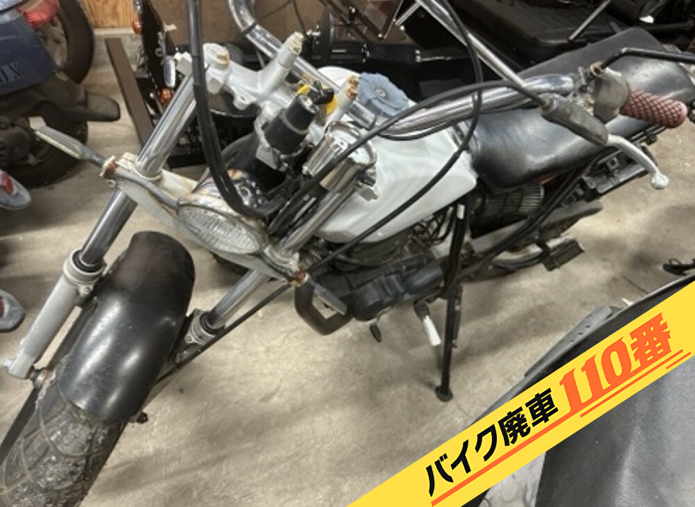 バイク廃車110番|バイク・原付のお引取り実績。当社で無料回収処分と廃車手続き代行 をした、東京都府中市のTW200