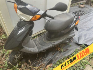 バイク廃車110番|バイク・原付のお引取り実績。当社で無料回収処分と廃車手続き代行 をした、 埼玉県深谷市のヤマハ ジョグ