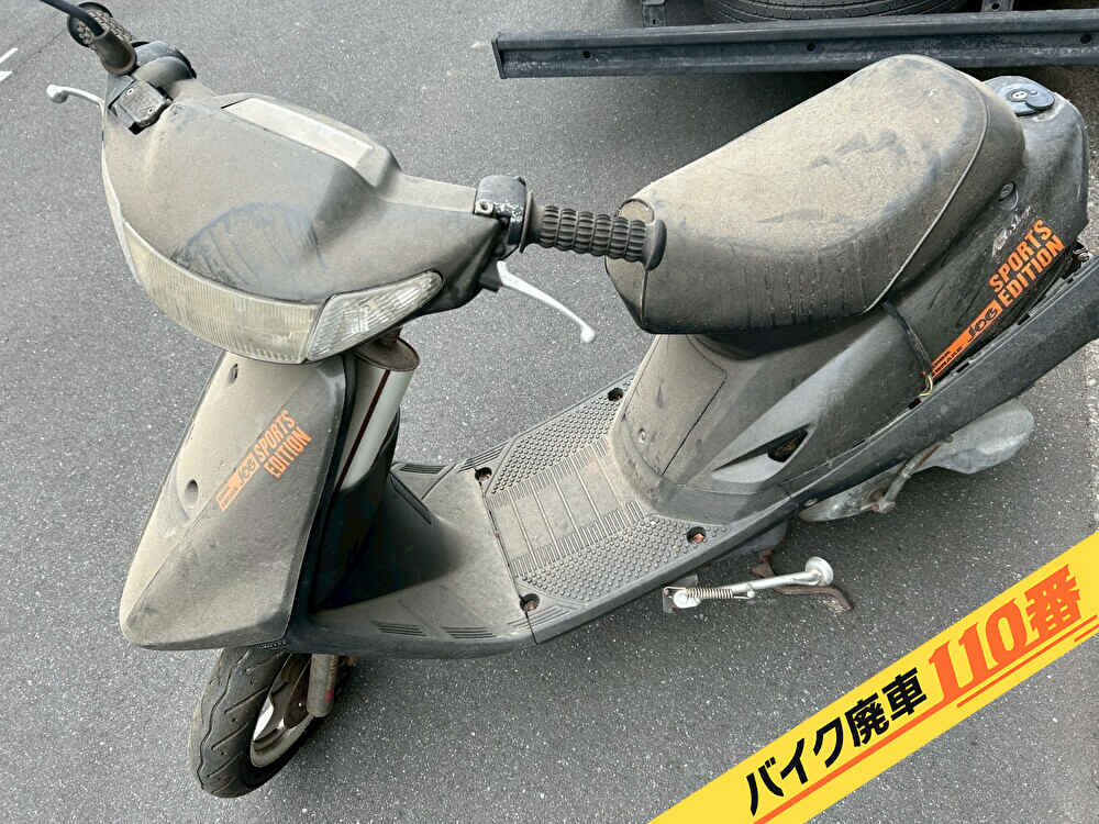 バイク廃車110番|バイク・原付のお引取り実績。当社で無料回収処分と廃車手続き代行をした、埼玉県春日部市のヤマハ JOG sports