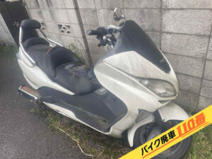 バイク廃車110番|バイク・原付のお引取り実績。当社で無料回収処分と廃車手続き代行をした、東京都杉並区のフォルツァ