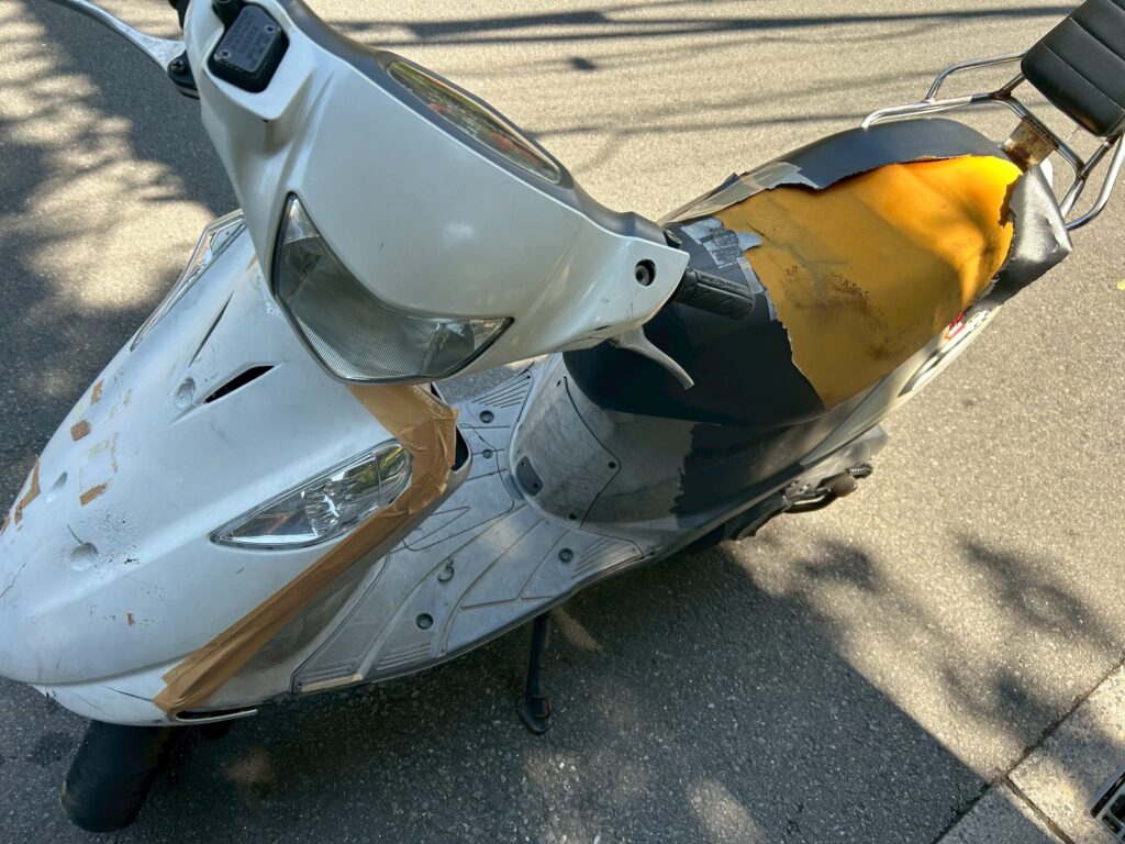 バイク廃車110番|バイク・原付のお引取り実績。当社で無料回収処分と廃車手続き代行をした、東京都板橋区のアドレスV125G