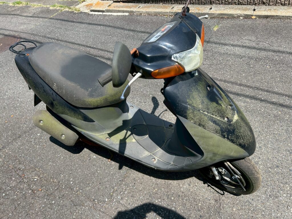 バイク廃車110番|バイク・原付のお引取り実績。当社で無料回収処分と廃車手続き代行をした、神奈川県横浜市保土ヶ谷区のレッツ2