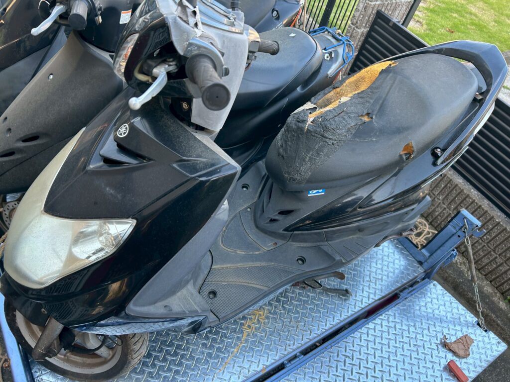 バイク廃車110番|バイク・原付のお引取り実績。当社で無料回収処分と廃車手続き代行をした、神奈川県横浜市保土ヶ谷区のシグナスX125