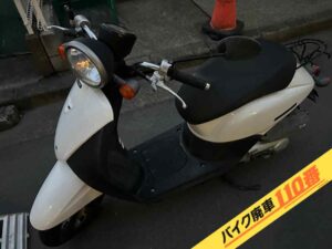 バイク廃車110番|バイク・原付のお引取り実績。当社で無料回収処分と廃車手続き代行をした、神奈川県横浜市港北区のトゥデイ