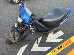 バイク廃車110番|バイク・原付のお引取り実績。当社で無料回収処分と廃車手続き代行をした、東京都北区のアドレスV125G