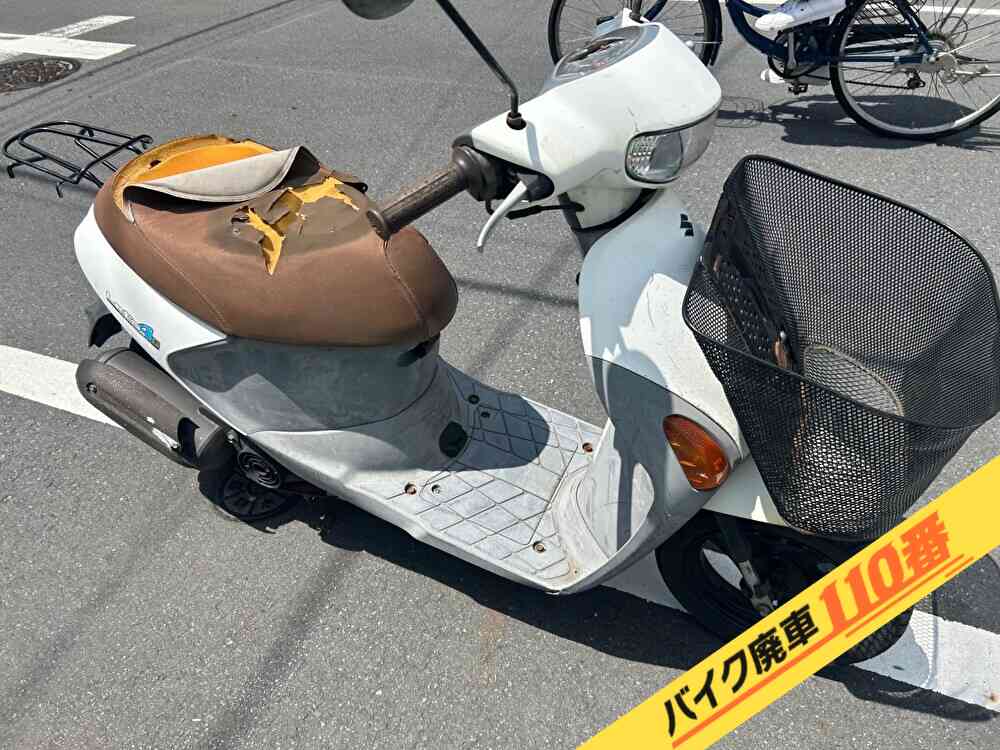 バイク廃車110番|バイク・原付のお引取り実績。当社で無料回収処分と廃車手続き代行をした、東京都墨田区のレッツ4G