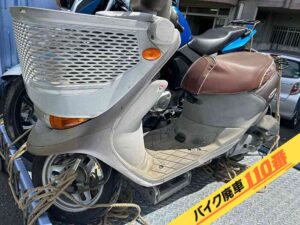 バイク廃車110番|バイク・原付のお引取り実績。当社で無料回収処分と廃車手続き代行をした、神奈川県相模原市緑区のスズキ レッツ4バスケット