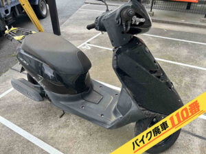バイク廃車110番|バイク・原付のお引取り実績。当社で無料回収処分と廃車手続き代行をした、千葉県船橋市のジョグ