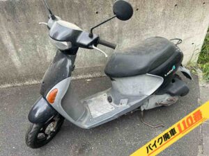 バイク廃車110番|バイク・原付のお引取り実績。当社で無料回収処分と廃車手続き代行をした、神奈川県横須賀市のレッツ4