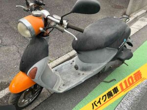 バイク廃車110番|バイク・原付のお引取り実績。当社で無料回収処分と廃車手続き代行をした、埼玉県さいたま市中央区のレッツ4