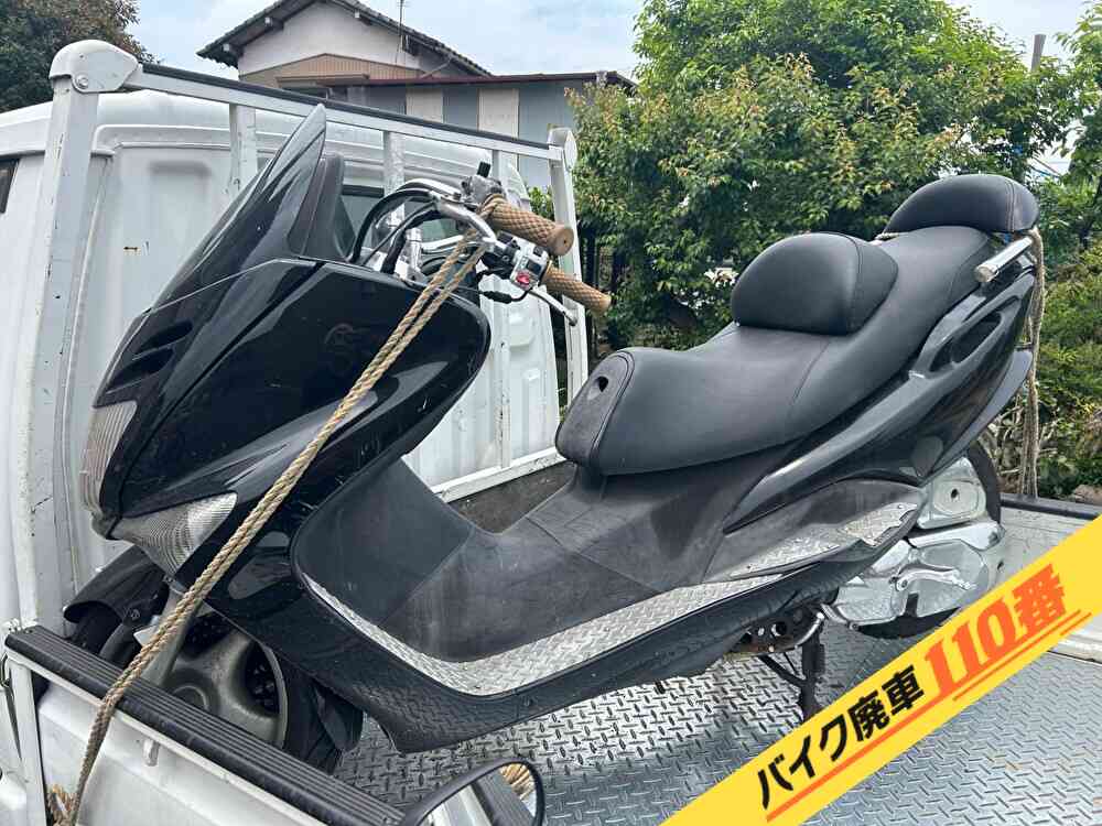 バイク廃車110番|バイク・原付のお引取り実績。当社で無料回収処分と廃車手続き代行をした、埼玉県川口市のマジェスティ125