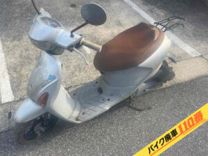 バイク廃車110番|バイク・原付のお引取り実績。当社で無料回収処分と廃車手続き代行をした、千葉県八千代市のレッツ4