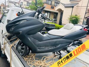 バイク廃車110番|バイク・原付のお引取り実績。当社で無料回収処分と廃車手続き代行をした、東京都中野区のマジェスティ250