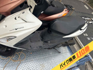 バイク廃車110番|バイク・原付のお引取り実績。当社で無料回収処分と廃車手続き代行をした、埼玉県川口市のスズキアドレス125S