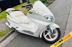 バイク廃車110番|バイク・原付のお引取り実績。当社で無料回収処分と廃車手続き代行をした、埼玉県戸田市のグランドマジェスティ250