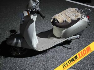 バイク廃車110番|バイク・原付のお引取り実績。当社で無料回収処分と廃車手続き代行をした、千葉県市川市のスクーピー
