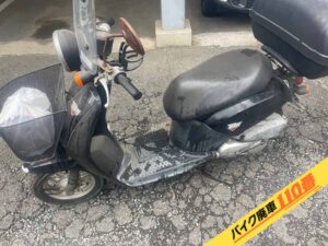 バイク廃車110番|バイク・原付のお引取り実績。当社で無料回収処分と廃車手続き代行をした、神奈川県川崎市幸区のトゥデイ