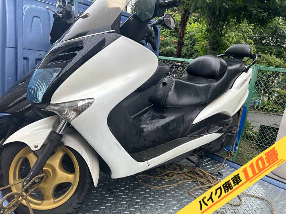 バイク廃車110番|バイク・原付のお引取り実績。当社で無料回収処分と廃車手続き代行をした、東京都練馬区のマジェスティ125