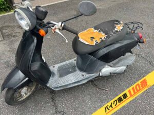 バイク廃車110番|バイク・原付のお引取り実績。当社で無料回収処分と廃車手続き代行をした、東京都葛飾区のトゥデイ