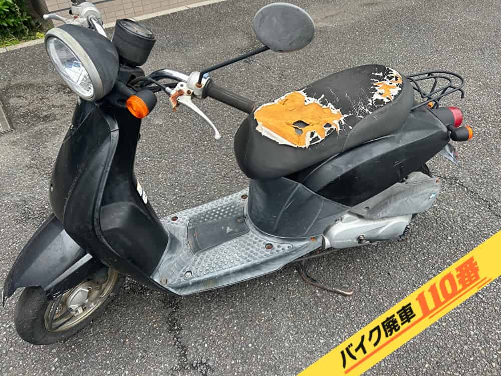 バイク廃車110番|バイク・原付のお引取り実績。当社で無料回収処分と廃車手続き代行をした、東京都葛飾区のトゥデイ