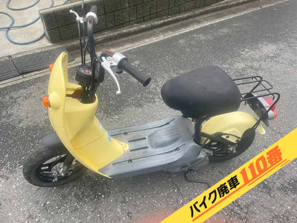 バイク廃車110番|バイク・原付のお引取り実績。当社で無料回収処分と廃車手続き代行をした、東京都あきる野市のチョイノリ