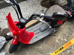 バイク廃車110番|バイク・原付のお引取り実績。当社で無料回収処分と廃車手続き代行をした、神奈川県秦野市のチョイノリ