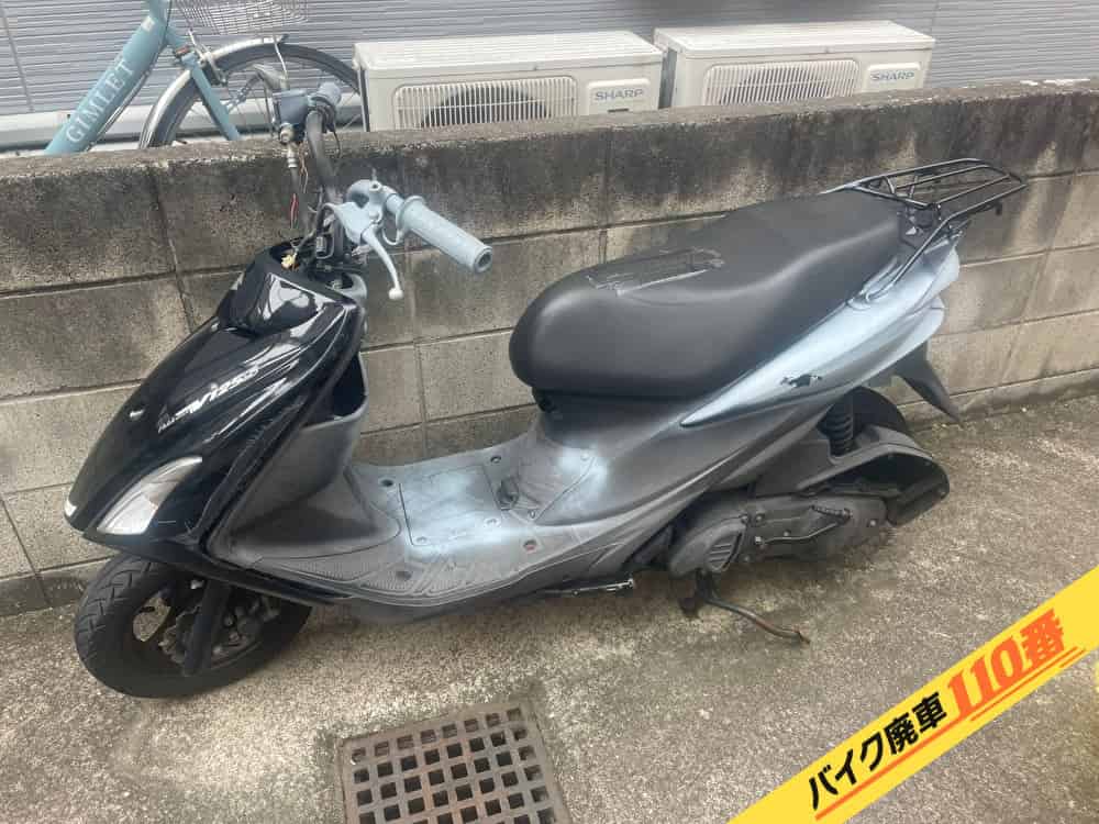 バイク廃車110番|バイク・原付のお引取り実績。当社で無料回収処分と廃車手続き代行をした、埼玉県川口市のアドレスV125S