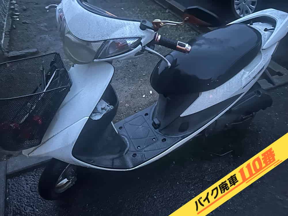 バイク廃車110番|バイク・原付のお引取り実績。当社で無料回収処分と廃車手続き代行をした、埼玉県草加市のアドレスV50