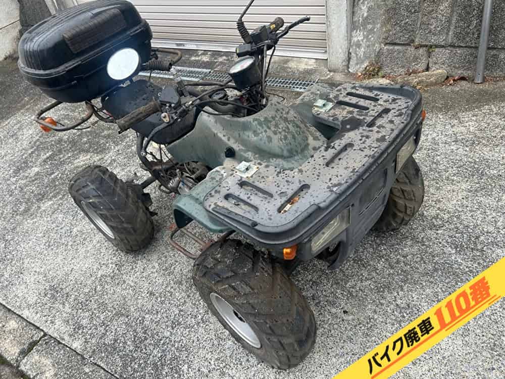 バイク廃車110番|バイク・原付のお引取り実績。当社で無料回収処分と廃車手続き代行をした、神奈川県横浜市金沢区の4輪バギー