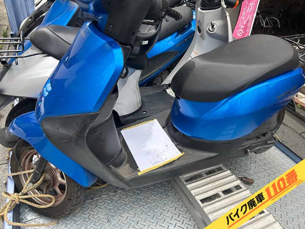 バイク廃車110番|バイク・原付のお引取り実績。当社で無料回収処分と廃車手続き代行をした、神奈川県川崎市中原区のタクト