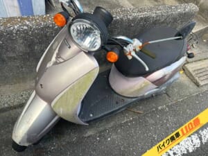 バイク廃車110番|バイク・原付のお引取り実績。当社で無料回収処分と廃車手続き代行をした、神奈川県横須賀市のトゥデイ