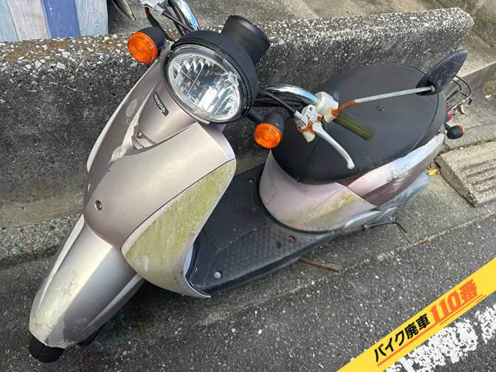 バイク廃車110番|バイク・原付のお引取り実績。当社で無料回収処分と廃車手続き代行をした、神奈川県横須賀市のトゥデイ