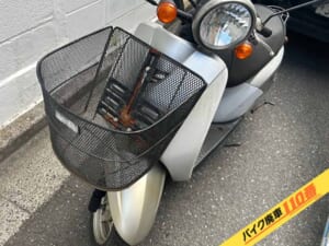 バイク廃車110番|バイク・原付のお引取り実績。当社で無料回収処分と廃車手続き代行をした、東京都北区のトゥデイ