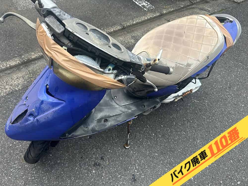 バイク廃車110番|バイク・原付のお引取り実績。当社で無料回収処分と廃車手続き代行をした、埼玉県川口市のジョグZR