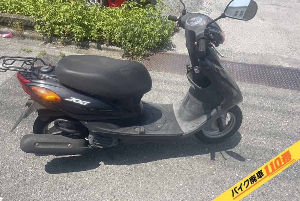 バイク廃車110番|バイク・原付のお引取り実績。当社で無料回収処分と廃車手続き代行をした、埼玉県川口市のジョグ