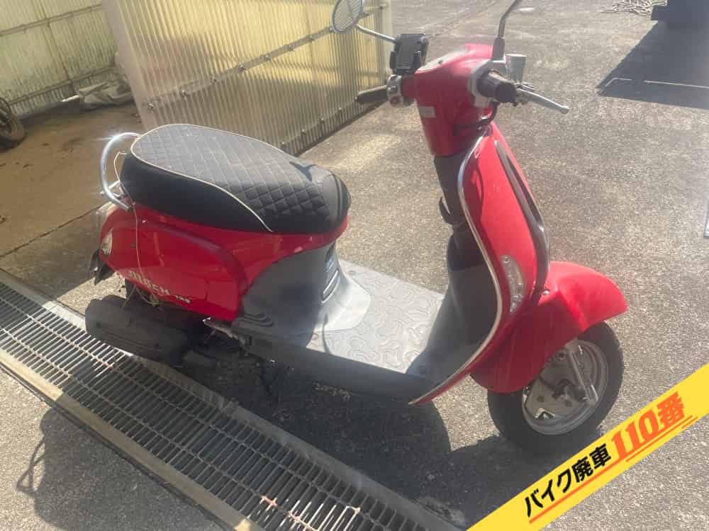バイク廃車110番|バイク・原付のお引取り実績。当社で無料回収処分と廃車手続き代行をした、茨城県取手市のキムコ スクーター