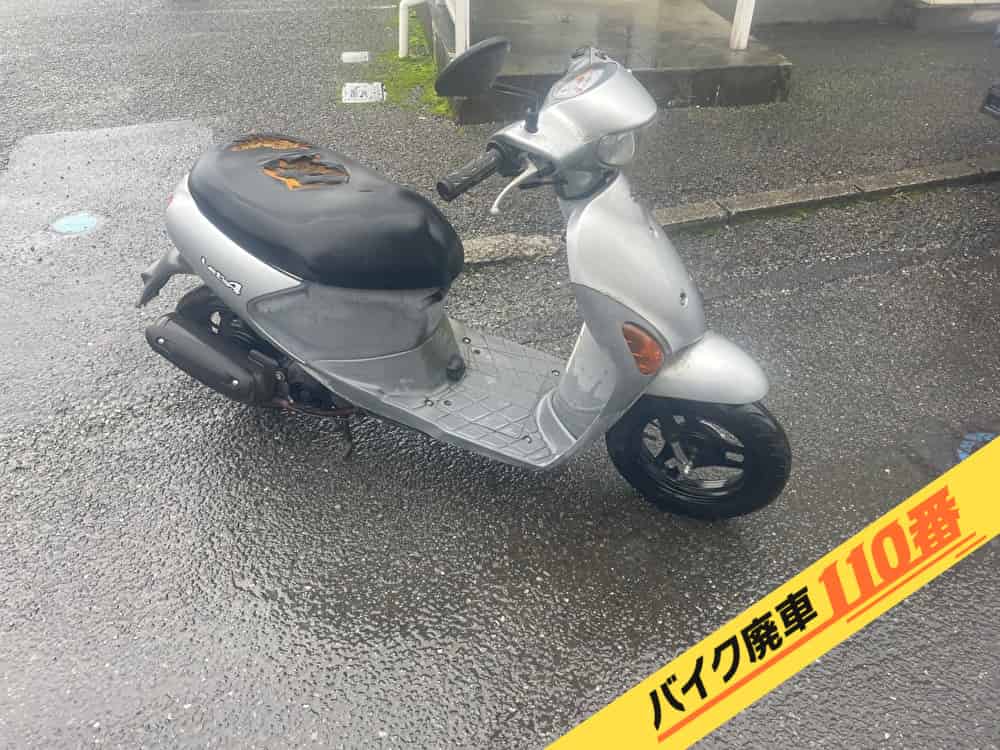 バイク廃車110番|バイク・原付のお引取り実績。当社で無料回収処分と廃車手続き代行をした、東京都青梅市のレッツ4
