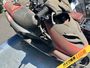 バイク廃車110番|バイク・原付のお引取り実績。当社で無料回収処分と廃車手続き代行をした、神奈川県相模原市中央区のアプリリア SR50