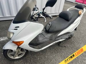 バイク廃車110番|バイク・原付のお引取り実績。当社で無料回収処分と廃車手続き代行をした、神奈川県平塚市のマジェスティ125